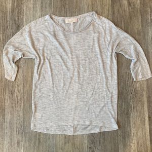 LOFT lightweight grey sweater